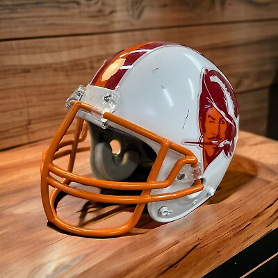 #ad Vintage 80’S Custom Football Helmet Tampa Bay Buccaneers Florida Team NFL $116.46