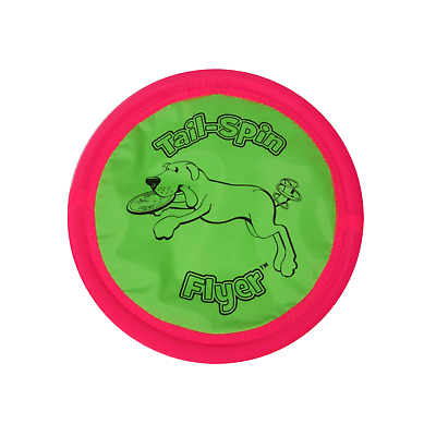 #ad Booda Tail Spin Flyer Big Daddy Frisbee Dog Toy Large Disk Flopper Dog Toy $16.75