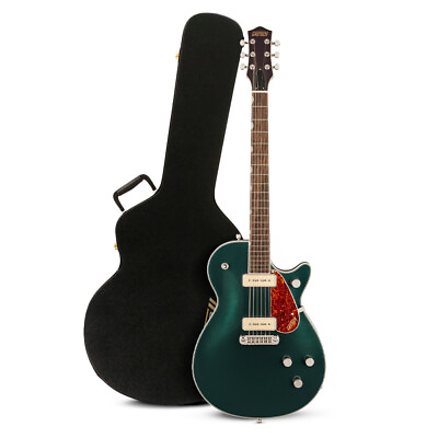 #ad Gretsch G5210 P90 Electromatic Jet Two 90 Electric Cadillac Green Guitar Bundle $649.99