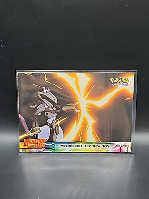 #ad Trying out the New Toy Topps Pokemon Movie Animation Edition #7 Blue Logo HP $2.95
