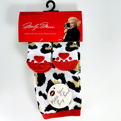 #ad Pet and Owner Matching Socks Womens Sz 9 11 Fit Most Small Breeds Marilyn Monroe $8.25
