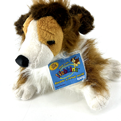 #ad GANZ Webkinz Collie Dog Puppy Unused Sealed Code HM149 Stuffed Animal Plush Toy $39.99