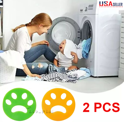 #ad 2 Pack Pet Hair Remover for Laundry Washing Machine Hair Catcher Pet Fur Catcher $6.42