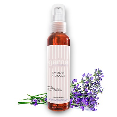 #ad Garna Lavender Flower Water 3.4 fl oz Hydrolate Spray for Skin amp; Hair Care $9.40