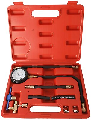 #ad 100 PSI 7 Bar Fuel Injection Pump Pressure Tester Test Tool Kit For Cars Trucks $22.98