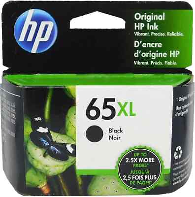 #ad HP 65XL Black Genuine Ink Cartridge HP 65 XL Brand New $27.98