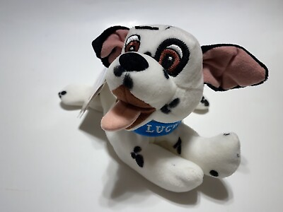 101 Dalmatians Lucky Dog Bean Bag Plush Disney Store 8” $11.33