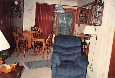 #ad Original Photo 4x6 Old Chair Cabinet Dining Table H45 #21 $4.00