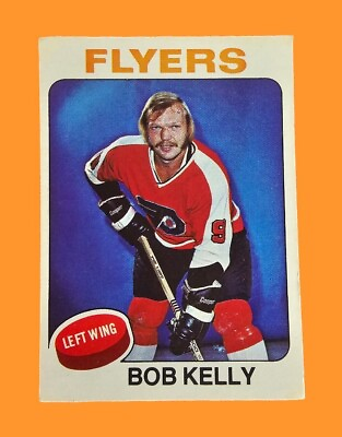 #ad 1975 76 OPC Bob Kelly #184 EXMT $1.00