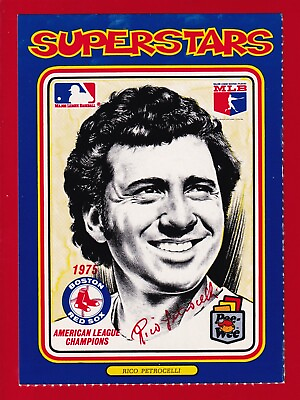 #ad RICO PETROCELLI red sox 1976 PEE WEE LINNETT SUPERSTARS #106 VG NO CREASES $1.00