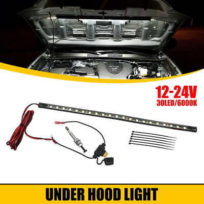 #ad #ad Under Hood LED Kit Light Automatic on off fits Universal Any Vehicle 6000K $11.99