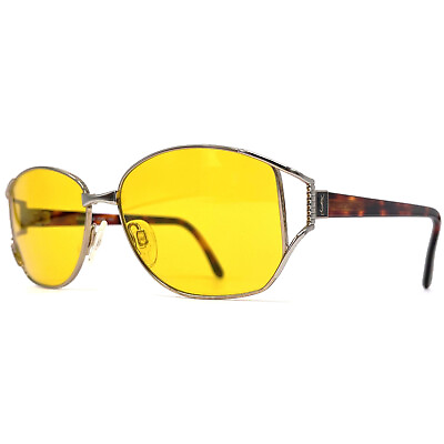 #ad NOS vintage YVES SAINT LAURENT 4028 sunglasses Italy 80s Medium ORIGINAL $226.00