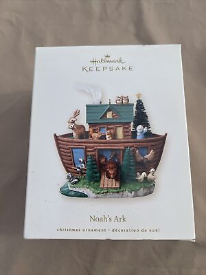 #ad Hallmark Keepsake Ornament 2008 Noah#x27;s Ark Christmas Ornament Boat $19.99