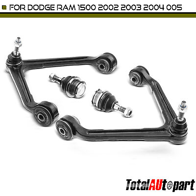 #ad 4Pcs Control Arm w Ball Joint for Dodge Ram 1500 2002 2005 Front Upper amp; Lower $74.29