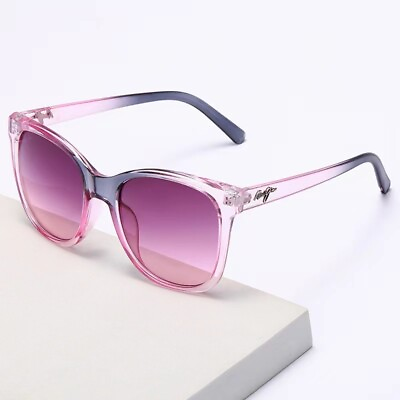 #ad Maui Jim Ho#x27;okipa Polarized Mirrored Wrap Sunglasses Blue Hawaii Pink $30.99