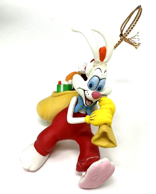 #ad Vintage Grolier Disney Christmas Ornament Roger Rabbit In Box 019907 $24.95