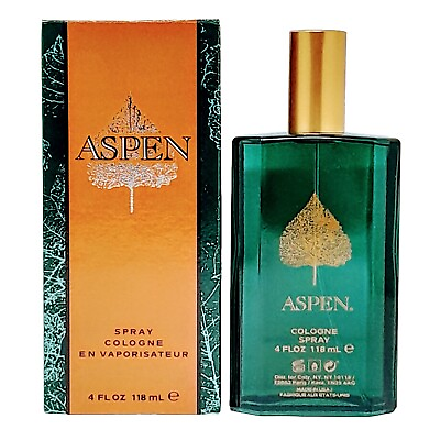 #ad Coty Aspen for Men Eau de Toilette 4.0 oz Fresh Green Aroma $12.49