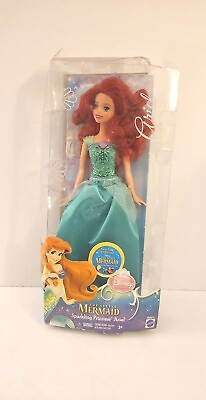 #ad Disney Princess Sparkling Princess Ariel Doll BBM22 New Opened Dameged box $14.70