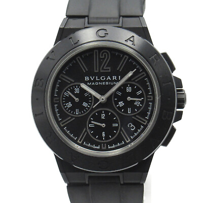 #ad BVLGARI Diagono Magnesium Chrono Wrist Watch DG42SMCCH Automatic Rubber Mens $2538.40