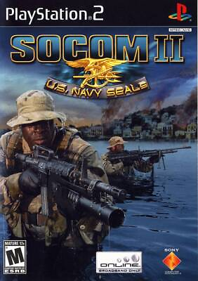 #ad Socom II Us Navy Seals PS2 Playstation 2 Game Complete $2.47