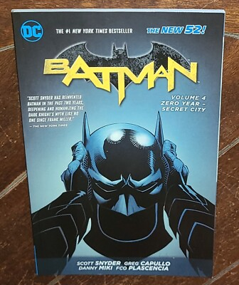 #ad Batman Vol. 4: Zero Year Secret City 2014 DC TPB : Free Shipping $7.59