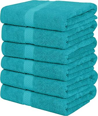 #ad Pack of 6 Cotton Bath Towels 24x48quot; Pool Gym Towels Utopia Towels $105.27