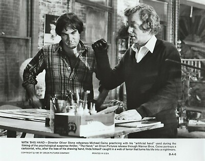 #ad Oliver Stone Michael Caine in quot;The Handquot; 1981 Photo $9.99