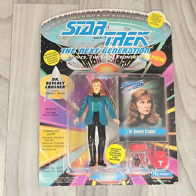 #ad Star Trek The Next Generation Dr. Beverly Crusher Action Figure Playmates 1993 $8.00