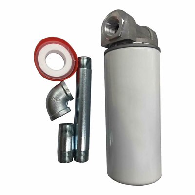 #ad 1200KTF7018 3 4quot; 18 GPM 68LPM Particulate Fuel Filter w Filter Kit $24.22
