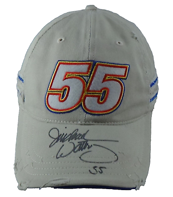 #ad Michael Waltrip Autographed 55 Napa Racing NASCAR Men#x27;s Hat Adjustable Back $8.99