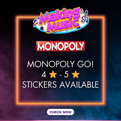 #ad Monopoly Go 4⭐ 5⭐ Star Stickers ⭐ PRESTIGE INCLUDED Cheap🔥SUPER FAST⚡ $8.99