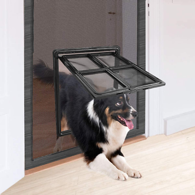 #ad Dog Screen Door Dog Door for Sliding Door Screen Door for Large Dog Inner Size $42.49