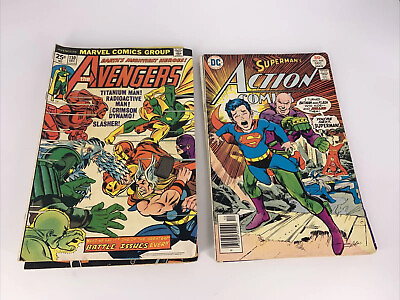 #ad BRONZE AGE MARVEL DC LOT COMICS MVS INTACT 1970s Avengers X Men Daredevil $30.00
