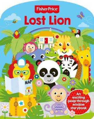 #ad Fisher Price Lost Lion Board book By Igloo Books GOOD $5.47