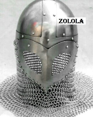 #ad Roman Ancient War Helmet Medieval Armor Historical Battle Mild Steel Helmet $125.00