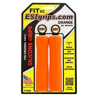 #ad ESI Fit XC Grips 130mm Orange Pair FTXOR $38.19