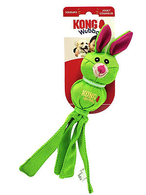 #ad KONG Wubba Friends Ballistic Small Rabbit Squeaky Toss amp; Tug Dog Fetch Toy $12.89