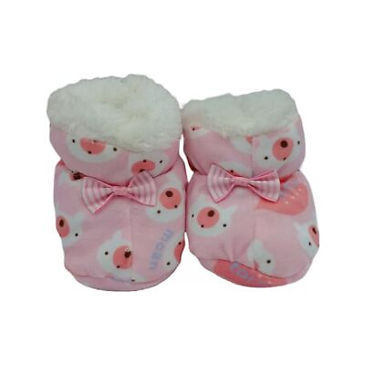 #ad Pink Stylish Cotton Baby Sock Shoes Infant Anti Slip Soft Soles for 0 6 Months $17.99