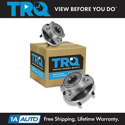 #ad TRQ Front Wheel Hubs amp; Bearings Pair for Dodge Grand Caravan $89.95