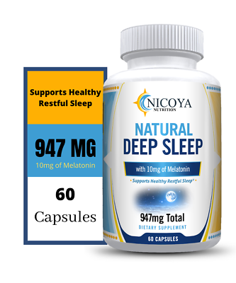 #ad Natural Deep Sleep Supplement Natural Calming Sleep Aid Supplement w Melatonin $14.00