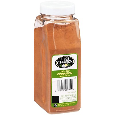 #ad Ground Cinnamon 18 oz One 18 Ounce Container of Ground Cinnamon Powder Perfe NEW $11.39