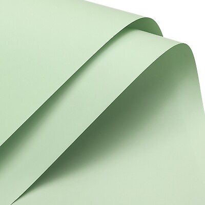 #ad Pearlescent Film Flower Wrapping Paper 22.8x22.8 Inch Light Green Pack of 10 $15.16