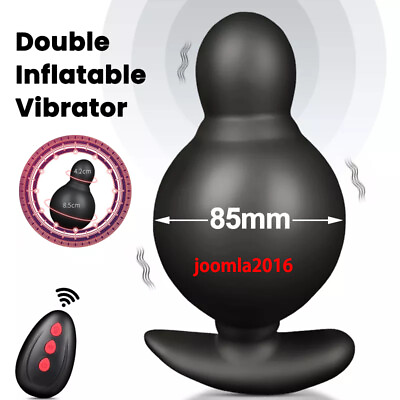 #ad Extra Large Inflatable Male Prostate Anal Butt Plug Dildo Huge Men Women Sex Toy $36.99