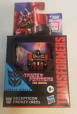 #ad Transformers Studio Series 86 Frenzy Red Movie Core Class Action Figure $25.99