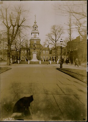 #ad GA39 1913 Original Photo INDEPENDENCE HALL Philadelphia PA American Landmark $20.00