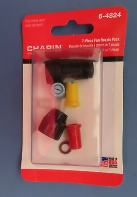 #ad Chapin 7 piece Fan Nozzle Pack fits metal and poly sprayers # 6 4824 NEW $8.99