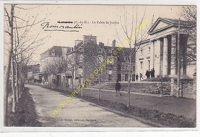 #ad CPA 22300 Lannion The Palace Of Justice Cartoon Edit Sorel $4.26