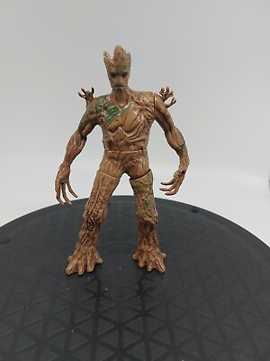 #ad Guardians Of The Galaxy Deluxe Groot Squeeze 6quot; Action Figure Marvel 2014 Hasbro $19.89