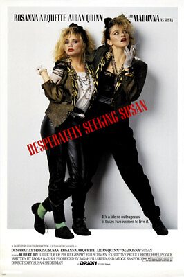 #ad DESPERATELY SEEKING SUSAN movie poster MADONNA rosanna ARQUETTE comedy 20x30 $9.99