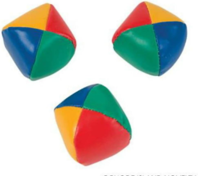 #ad SET of 3 LEARN to JUGGLE BALLS JUGGLING BALL with INSTRUCTIONS 2.25quot; FREE SHIP $9.88